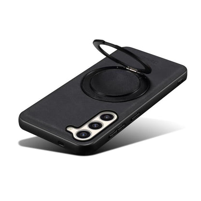 Pour Samsung Galaxy S23+ 5G Denior A14 Étui de Téléphone MagSafe Rotatif et Agréable au Toucher (Noir)