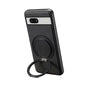 Pour la coque de téléphone Google Pixel 7a Denior A14, avec support rotatif MagSafe et sensation peau (Noir)