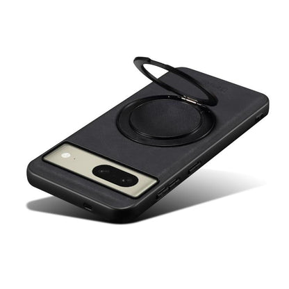 For Google Pixel 8 Denior A14 Skin Feel Rotating Holder MagSafe Phone Case(Black)