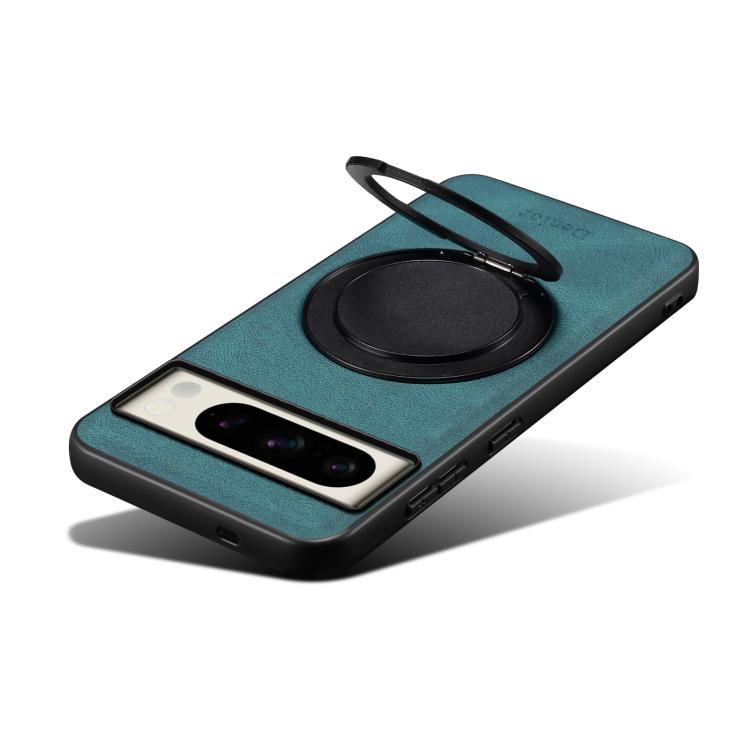 For Google Pixel 8 Pro Denior A14 Skin Feel Rotating Holder MagSafe Phone Case(Blue)