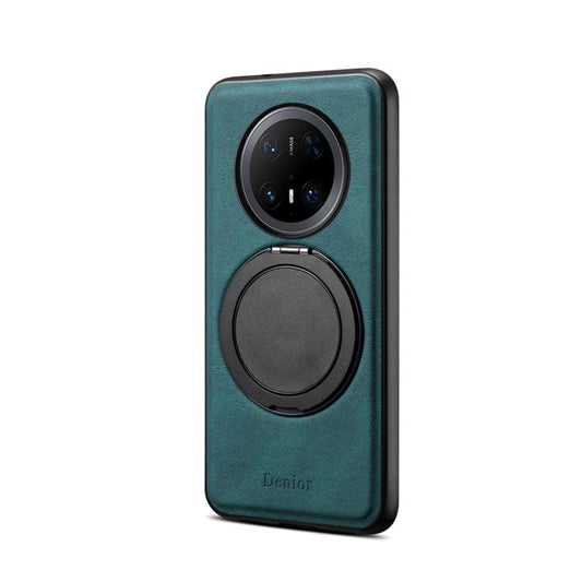For Huawei Mate 70 Pro / 70 Pro+ Denior A14 Skin Feel Rotating Holder MagSafe Phone Case(Blue)