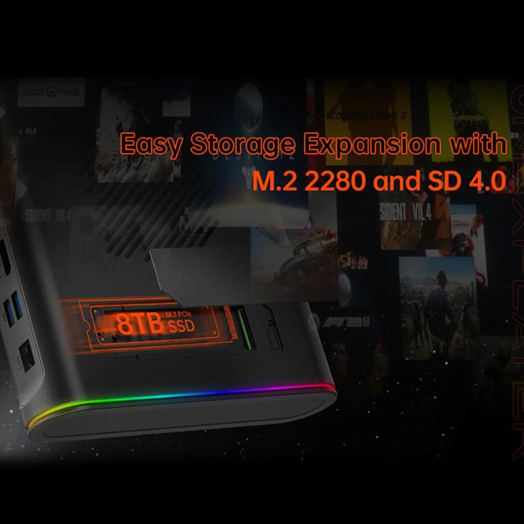 ONE-NETBOOK OneXGPU2 AMD Radeon RX 7800M 12 Go Station d'extension portable (prise UE)
