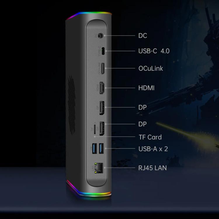 ONE-NETBOOK OneXGPU2 AMD Radeon RX 7800M 12 Go Station d'extension portable (prise UE)