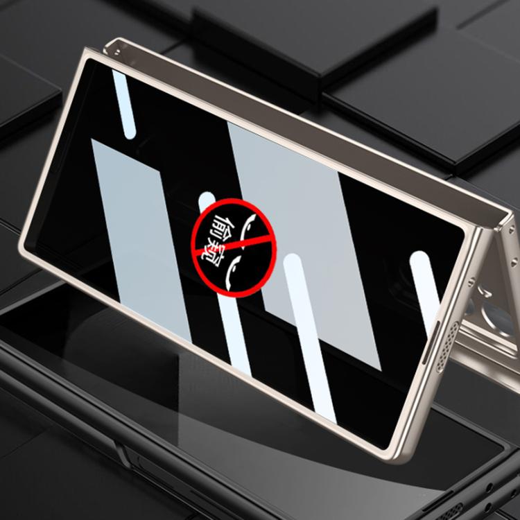 For Samsung Galaxy Z Fold6 Slim GKK Integrated Ultra-thin Privacy Full Coverage Phone Case(Black)