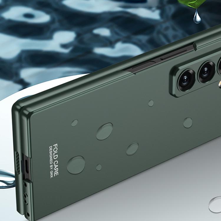 Pour Samsung Galaxy Z Fold6 Slim GKK Coque de téléphone ultra-mince intégrée HD avec couverture complète (Gris Titane)