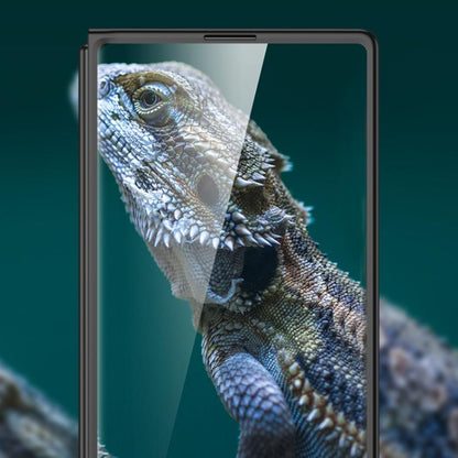 Pour Samsung Galaxy Z Fold6 Slim GKK Coque de téléphone ultra-mince intégrée HD avec couverture complète (Gris Titane)
