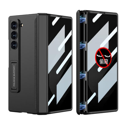 For Samsung Galaxy Z Fold6 Slim GKK Integrated Privacy Full Coverage Magnetic Fold Phone Case(Black)