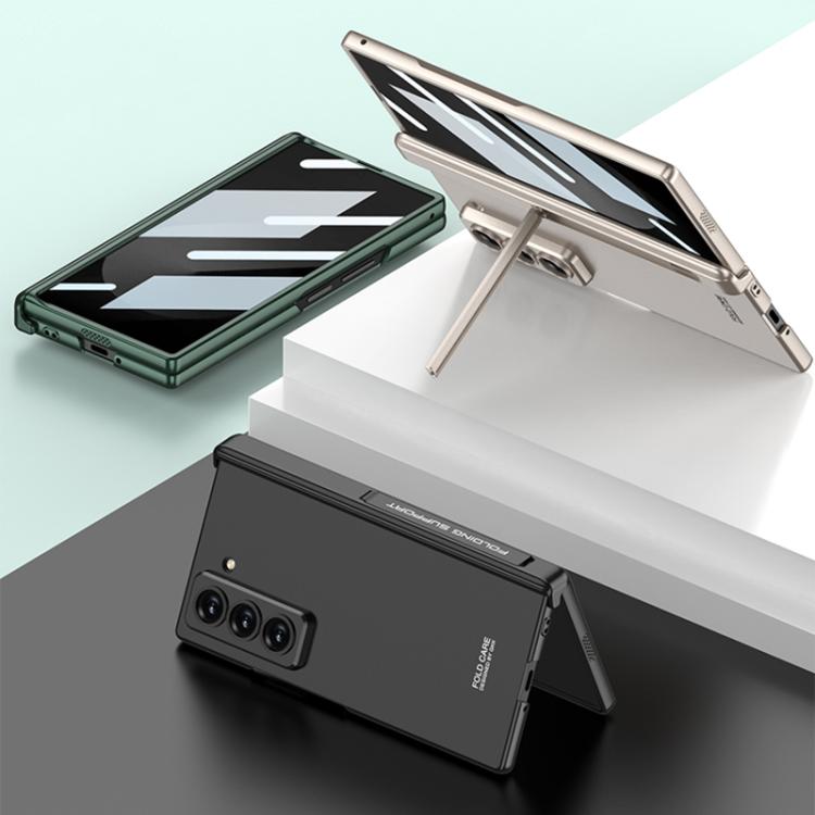For Samsung Galaxy Z Fold6 Slim GKK Integrated Magnetic Folding Hinge All-inclusive Phone Case(Titanium Gray)