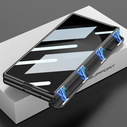 For Samsung Galaxy Z Fold6 Slim GKK Integrated Magnetic Folding Hinge All-inclusive Phone Case(Titanium Gray)