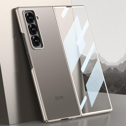 For Samsung Galaxy Z Fold6 Slim GKK Integrated AG Craft Skin Feel Full Coverage Phone Case(Titanium Gray)