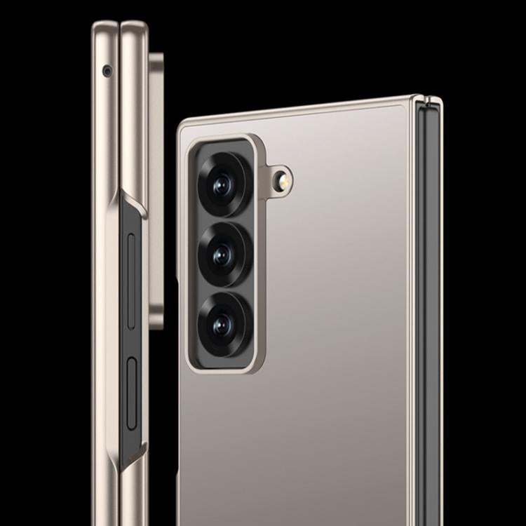 For Samsung Galaxy Z Fold6 Slim GKK Integrated AG Craft Skin Feel Full Coverage Phone Case(Carbon Fibre)