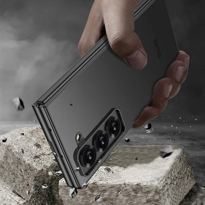 For Samsung Galaxy Z Fold6 Slim GKK Integrated AG Craft Skin Feel Full Coverage Phone Case(Carbon Fibre)
