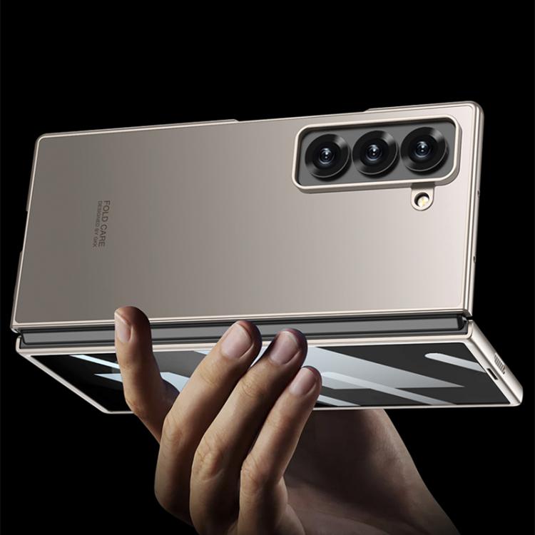 For Samsung Galaxy Z Fold6 Slim GKK Integrated AG Craft Skin Feel Full Coverage Phone Case(Green)