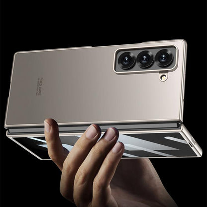 For Samsung Galaxy Z Fold6 Slim GKK Integrated AG Craft Skin Feel Full Coverage Phone Case(Purple)