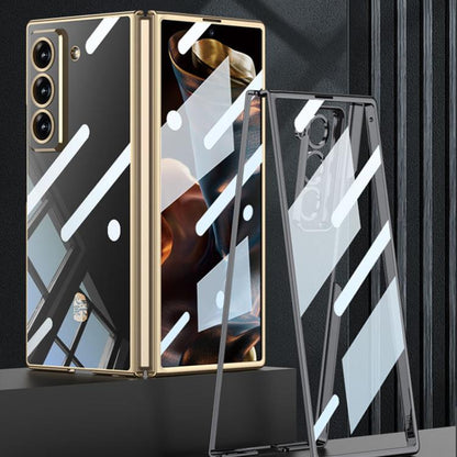 For Samsung Galaxy Z Fold6 Slim GKK Integrated Electroplating Phantom Full Coverage Phone Case(Black)