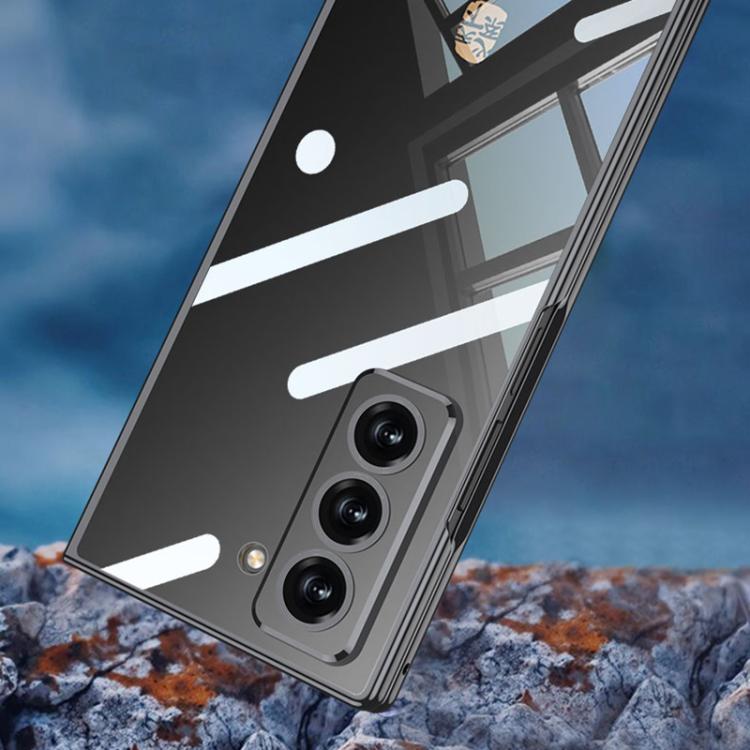 For Samsung Galaxy Z Fold6 Slim GKK Integrated Electroplating Phantom Full Coverage Phone Case(Black)