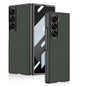 For Samsung Galaxy Z Fold6 Slim GKK Integrated Metal Paint Skin Feel Leather Full Coverage Phone Case(Green)
