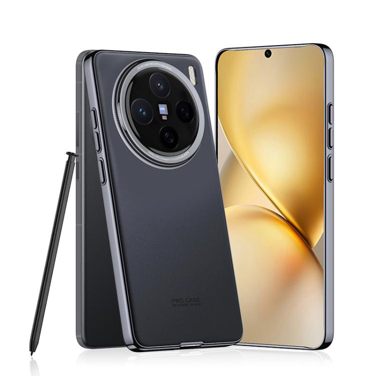 For vivo X200 Pro Mini GKK Integrated AG Phantom All-inclusive Shockproof Phone Case without Pen(Black)