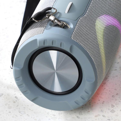 T&G TG676 30W Music Battle Drum Portable Strap Bluetooth Speaker with RGB Light(Black)