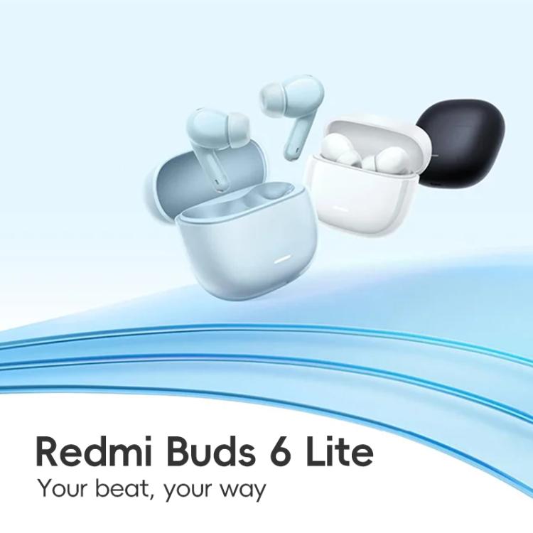 Xiaomi Redmi Buds 6 Lite Dual Microphone AI Call Wireless Bluetooth Earphone(White)