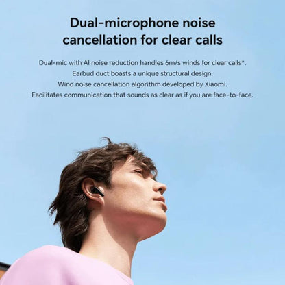 Xiaomi Redmi Buds 6 Lite Dual Microphone AI Call Wireless Bluetooth Earphone(White)