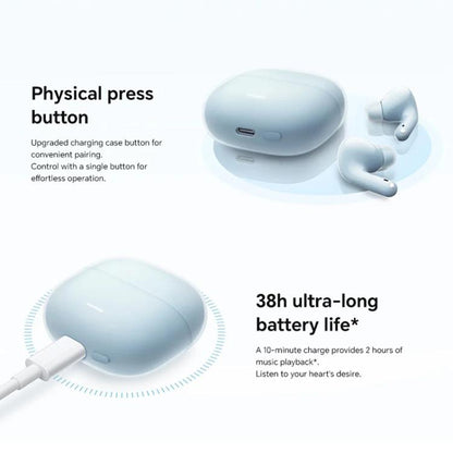 Xiaomi Redmi Buds 6 Lite Dual Microphone AI Call Wireless Bluetooth Earphone(White)