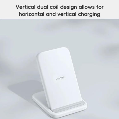 Chargeur sans fil vertical 30W Xiaomi (blanc)