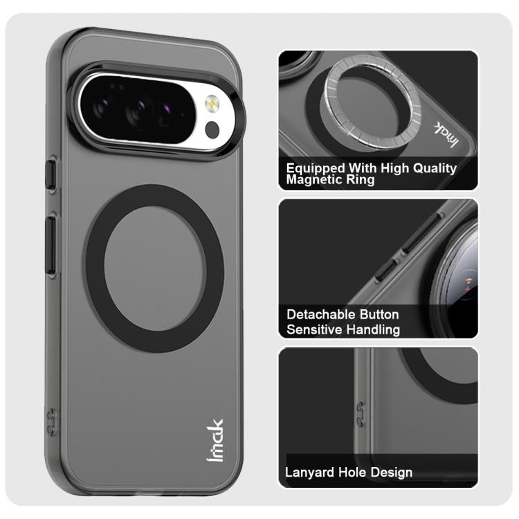 Pour Google Pixel 10 / Pixel 10 Pro Coque de téléphone antichoc IMAK Candy Series MagSafe (Noir)