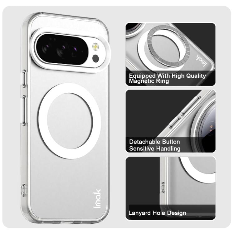 For Google Pixel 10 / Pixel 10 Pro IMAK Candy Series Shockproof MagSafe Phone Case(White)