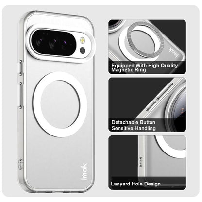 For Google Pixel 10 / Pixel 10 Pro IMAK Candy Series Shockproof MagSafe Phone Case(White)