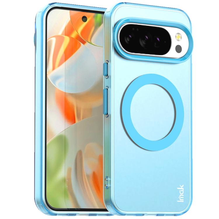 For Google Pixel 10 / Pixel 10 Pro IMAK Candy Series Shockproof MagSafe Phone Case(Blue)
