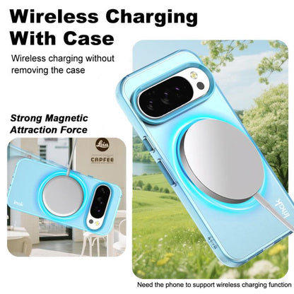 For Google Pixel 10 / Pixel 10 Pro IMAK Candy Series Shockproof MagSafe Phone Case(Blue)
