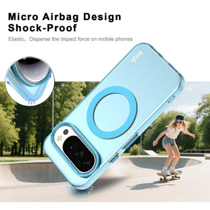 For Google Pixel 10 / Pixel 10 Pro IMAK Candy Series Shockproof MagSafe Phone Case(Blue)