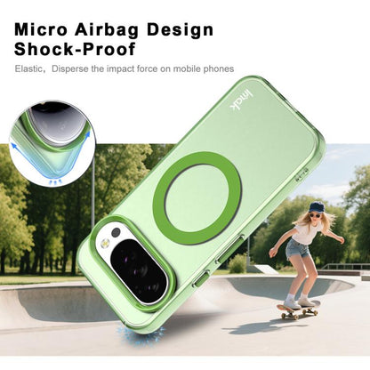 For Google Pixel 10 / Pixel 10 Pro IMAK Candy Series Shockproof MagSafe Phone Case(Green)
