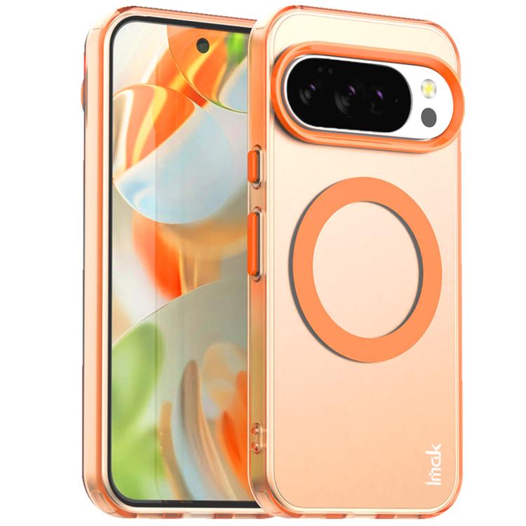 For Google Pixel 10 / Pixel 10 Pro IMAK Candy Series Shockproof MagSafe Phone Case(Orange)