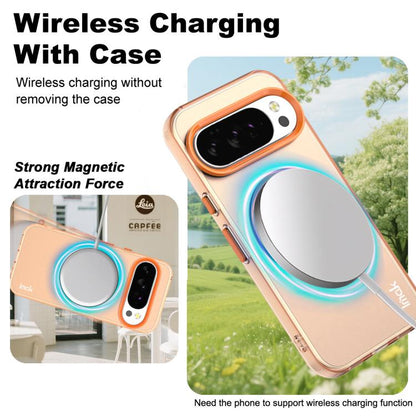 For Google Pixel 10 / Pixel 10 Pro IMAK Candy Series Shockproof MagSafe Phone Case(Orange)