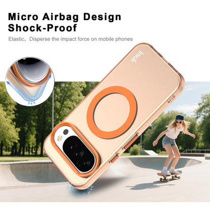 For Google Pixel 10 / Pixel 10 Pro IMAK Candy Series Shockproof MagSafe Phone Case(Orange)