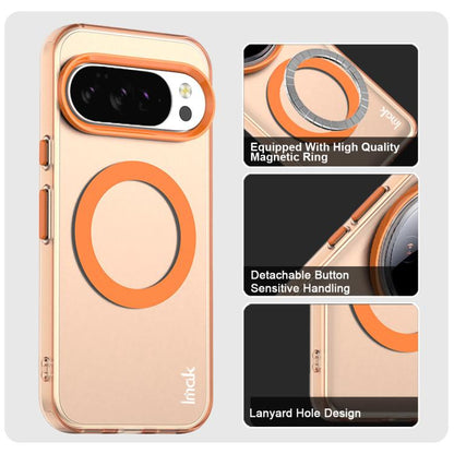 For Google Pixel 10 / Pixel 10 Pro IMAK Candy Series Shockproof MagSafe Phone Case(Orange)