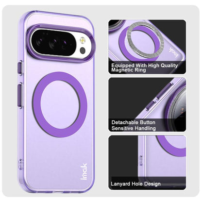 For Google Pixel 10 / Pixel 10 Pro IMAK Candy Series Shockproof MagSafe Phone Case(Purple)