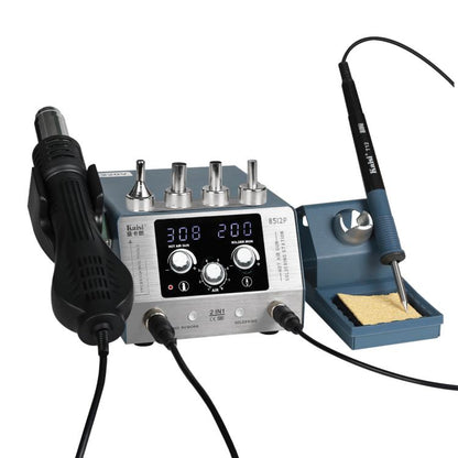 Kaisi 8512P 2 in 1 Constant Temperature Digital Display Hot Air Gun Soldering Iron Rework Station, Plug:EU Plug