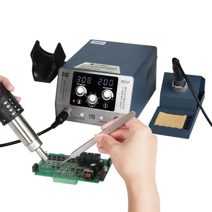 Kaisi 8512P 2 in 1 Constant Temperature Digital Display Hot Air Gun Soldering Iron Rework Station, Plug:EU Plug