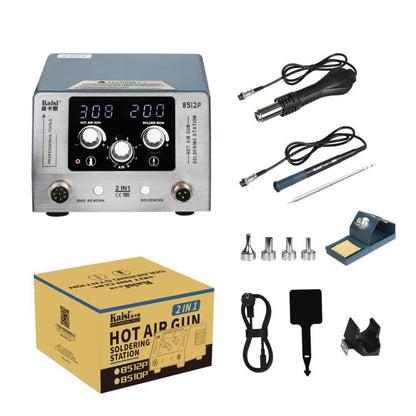 Kaisi 8512P 2 in 1 Constant Temperature Digital Display Hot Air Gun Soldering Iron Rework Station, Plug:EU Plug