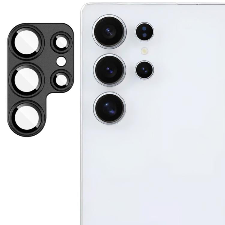 Pour Samsung Galaxy S25 Ultra 5G IMAK Metal Armor Film de protection d'objectif photo premium (noir)