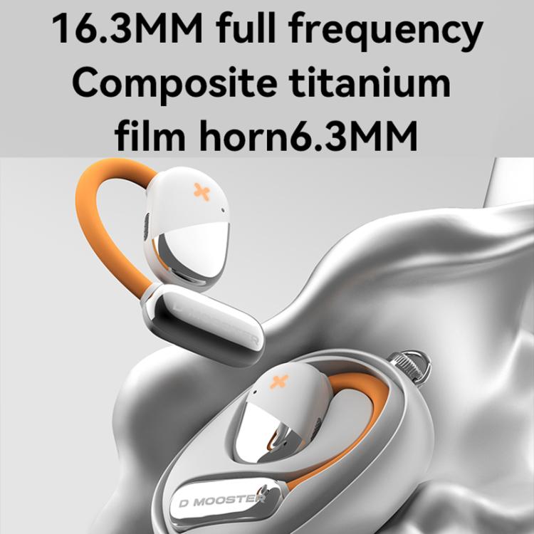 Dmooster D72 OWS Ear-Mounted ANC Noise Reduction Bluetooth Earphones(White)