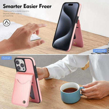 Pour iPhone 12 Pro Max AwQuer Étui portefeuille en cuir à rabat vertical avec porte-cartes (or rose)