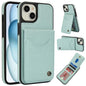 Pour iPhone 11 Étui de Téléphone en Cuir avec Rabat Vertical AwQuer et Porte-Cartes (Vert)