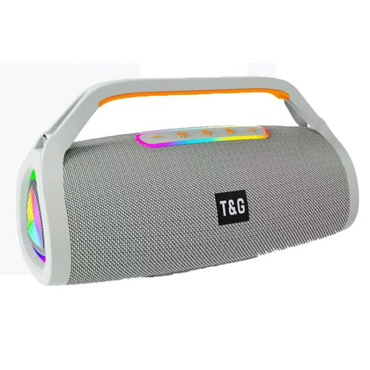 T&G TG417 40W Portable Outdoor Bass Dual Microphone Wireless Bluetooth Speaker(Grey)