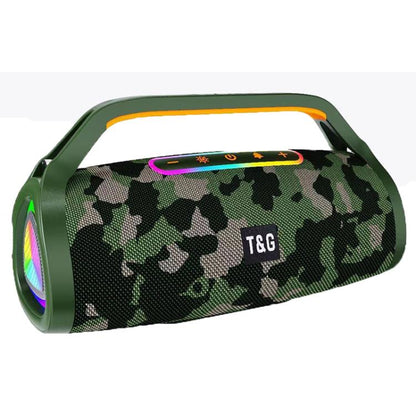 T&G TG417 40W Haut-parleur Bluetooth portable extérieur avec basse et double microphone sans fil (Camouflage)