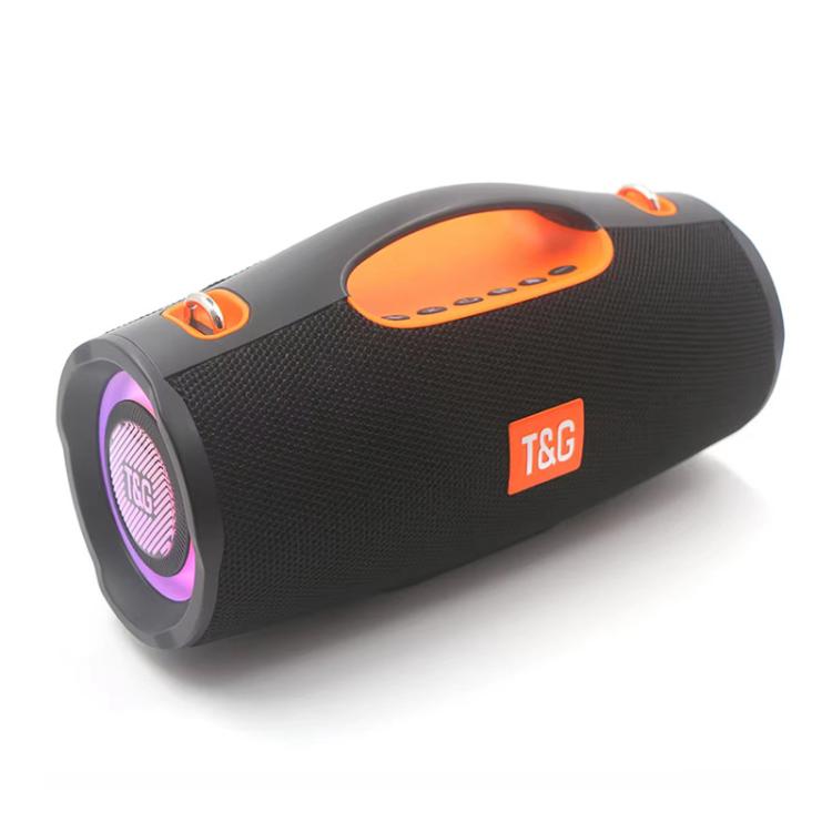 T&G TG437 20W Portable TWS Subwoofer Bluetooth Speaker(Black)