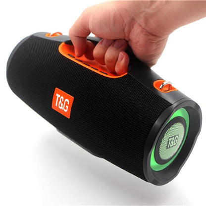 T&G TG437 20W Portable TWS Subwoofer Bluetooth Speaker(Black)